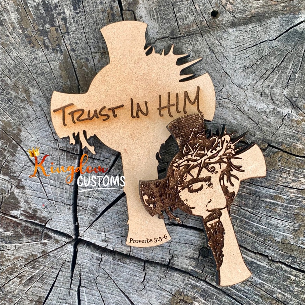 Custom Engraved Cross - Picture 2 of 2
